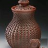 Hand-Carved Wooden Masterpiece Jar